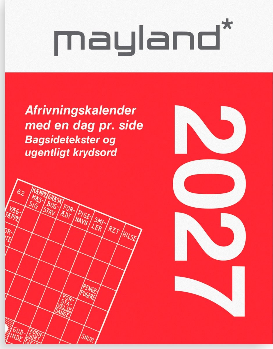 Mayland 2027 Broderikalender
