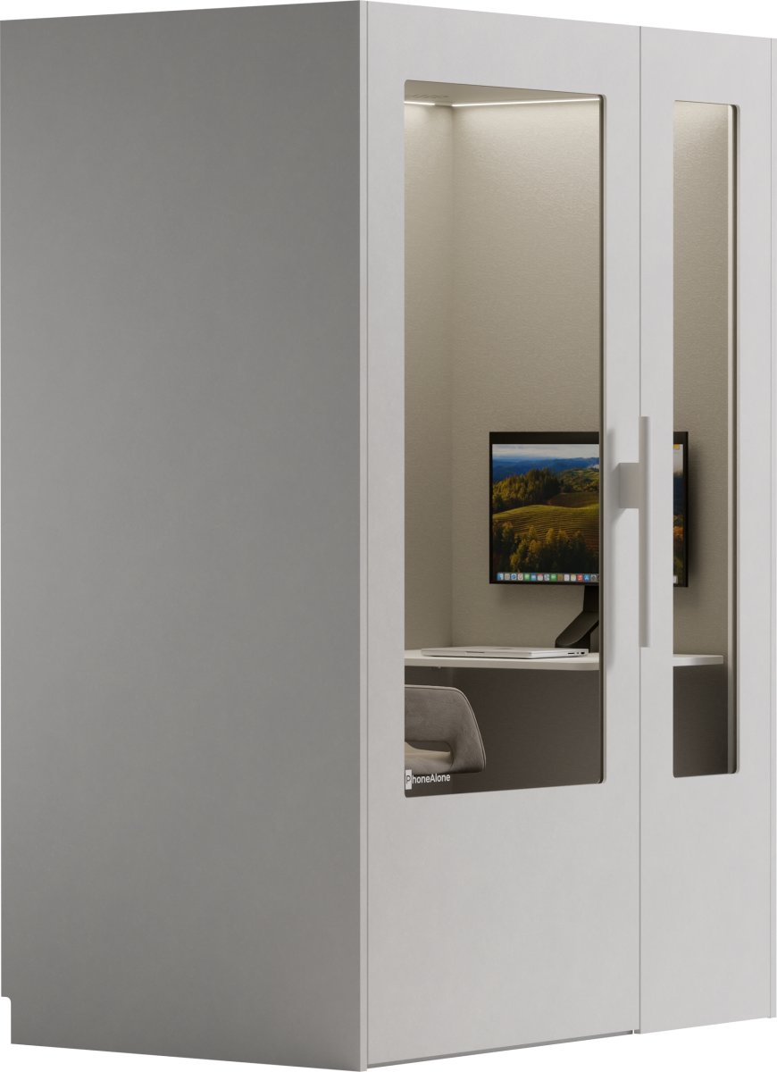 PhoneAlone Arbejdsboks, Hvid