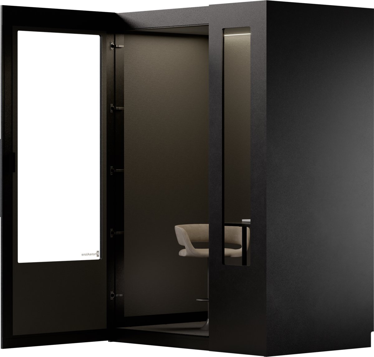 PhoneAlone Arbejdsboks, Sort