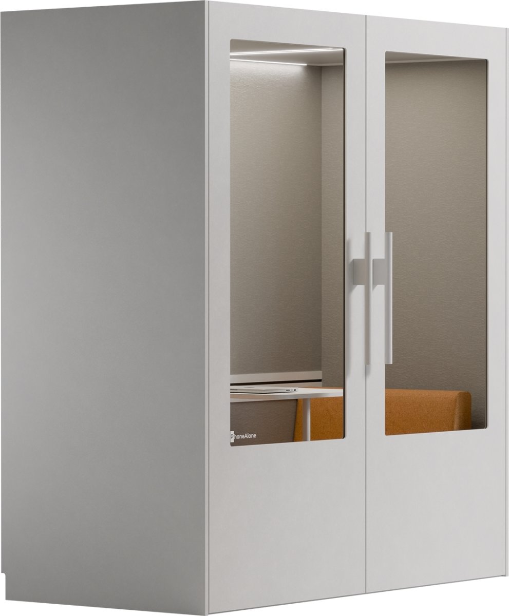 PhoneAlone Dobbeltboks, 2 pers., Hvid