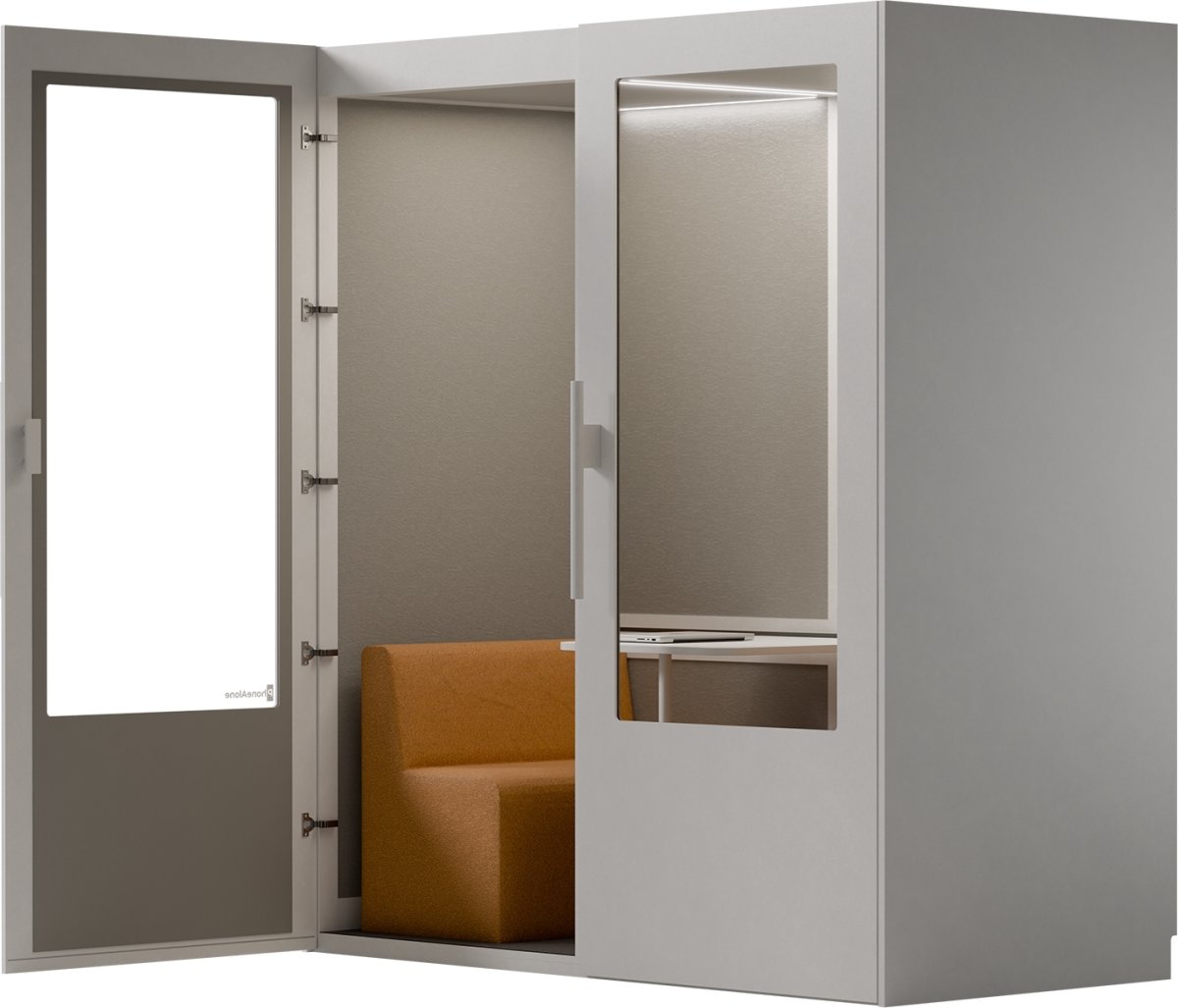 PhoneAlone Dobbeltboks, 2 pers., Hvid