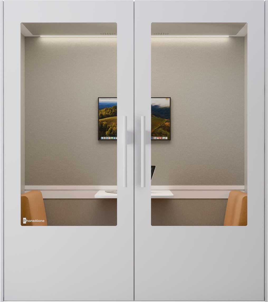 PhoneAlone Mødeboks, 4 pers., Hvid