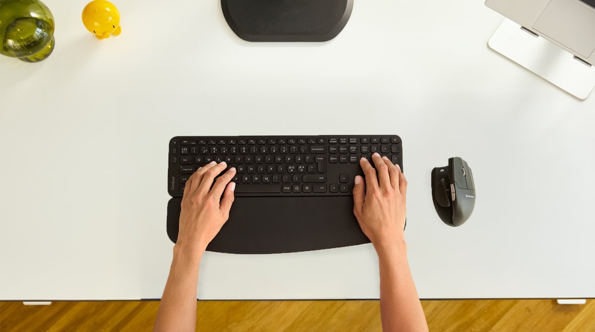 Contour UniMouse, Keyboard & Wrist Rest, Bundle