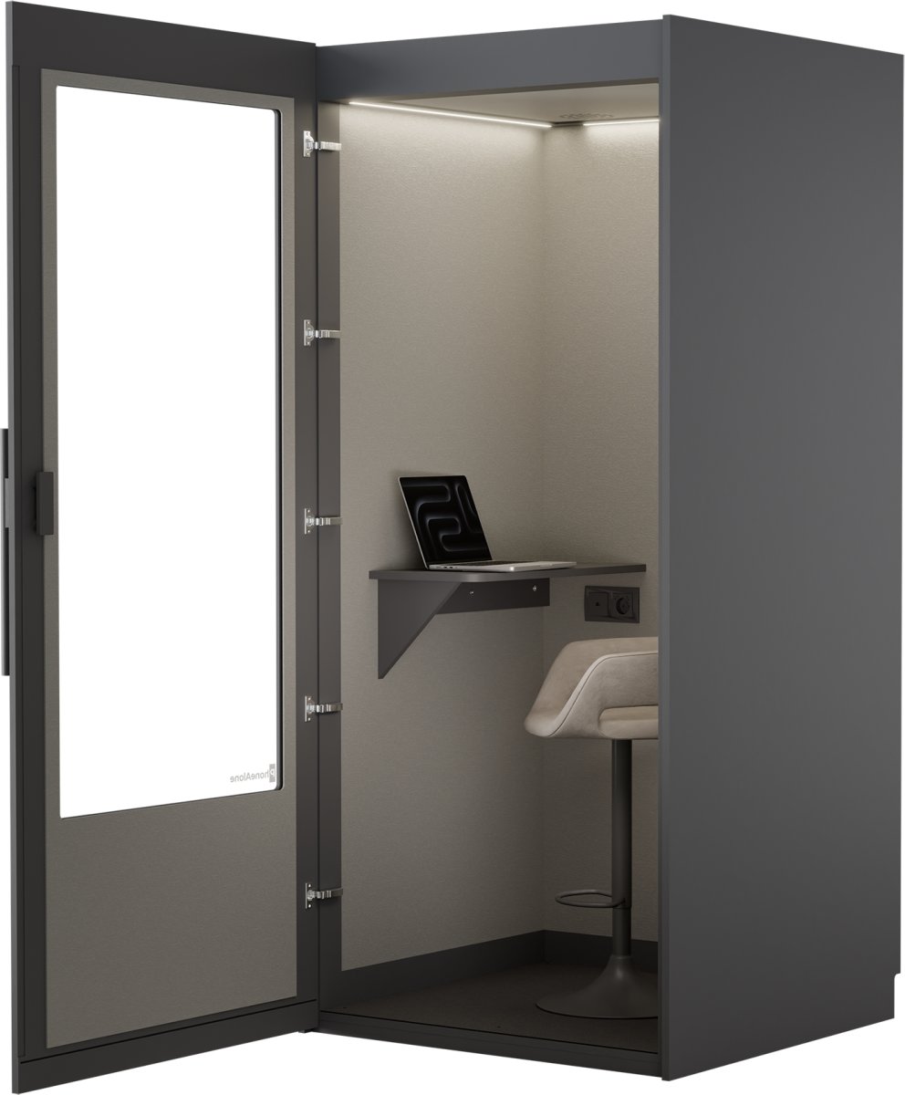 PhoneAlone Telefonboks, Grå