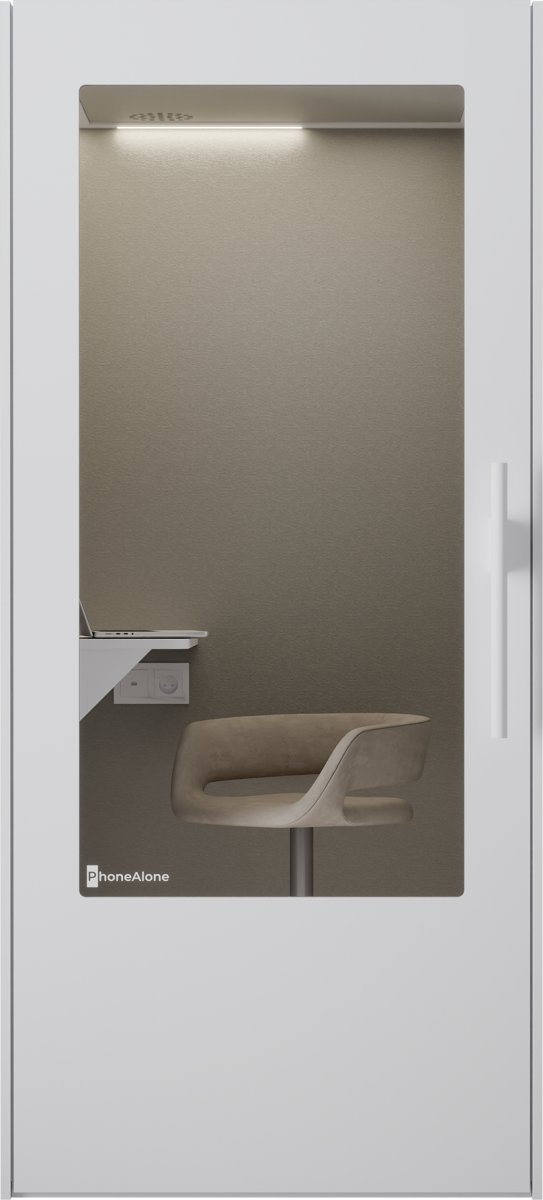 PhoneAlone Telefonboks, Hvid