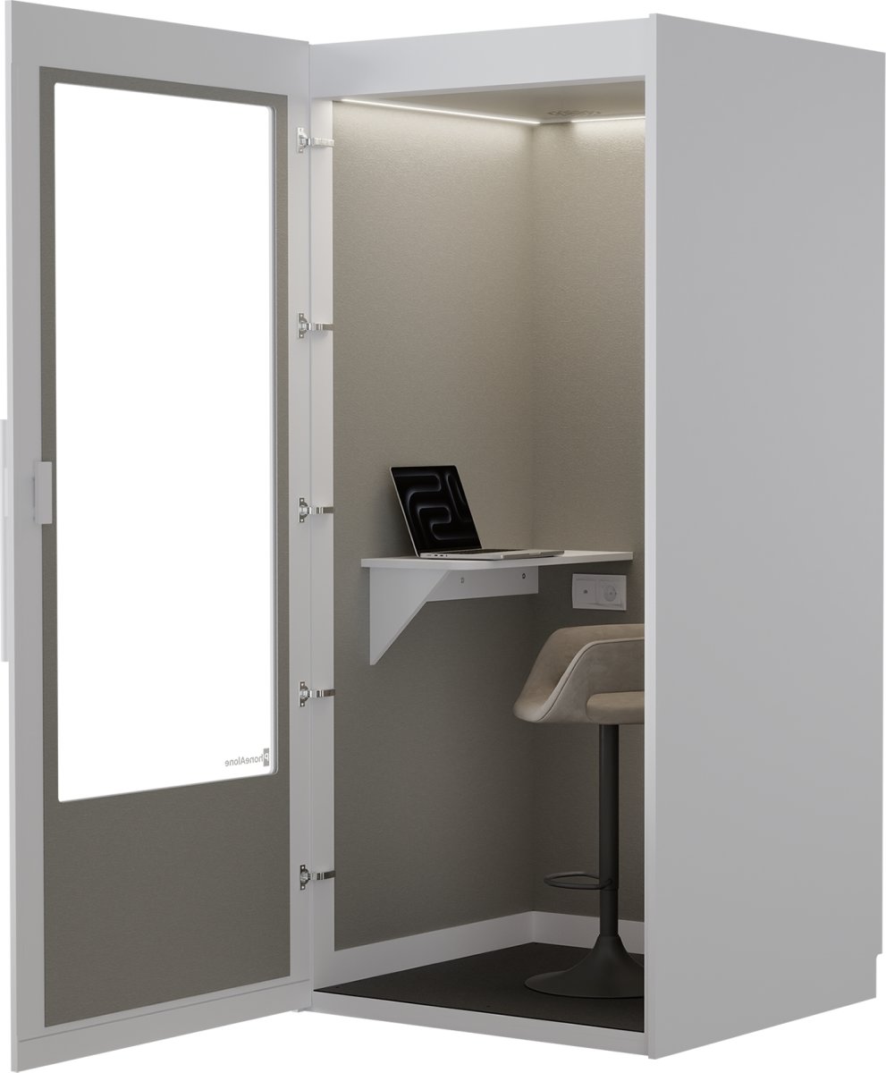 PhoneAlone Telefonboks, Hvid