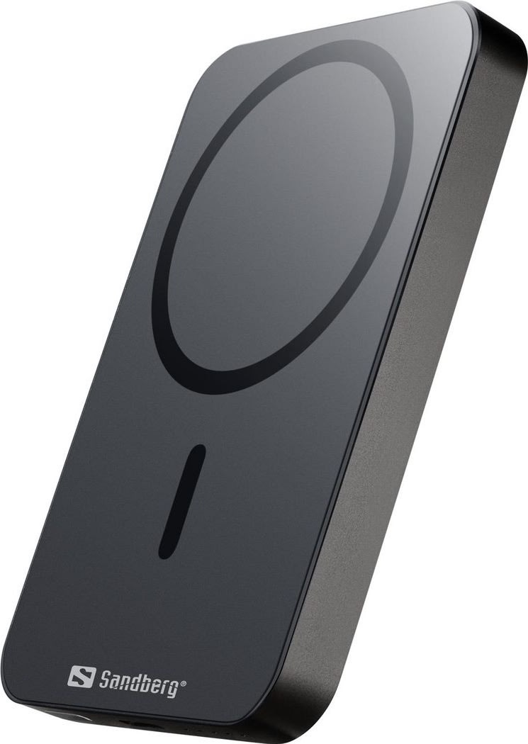 Sandberg Powerbank Trådløs, Magnet - 5000 ALU