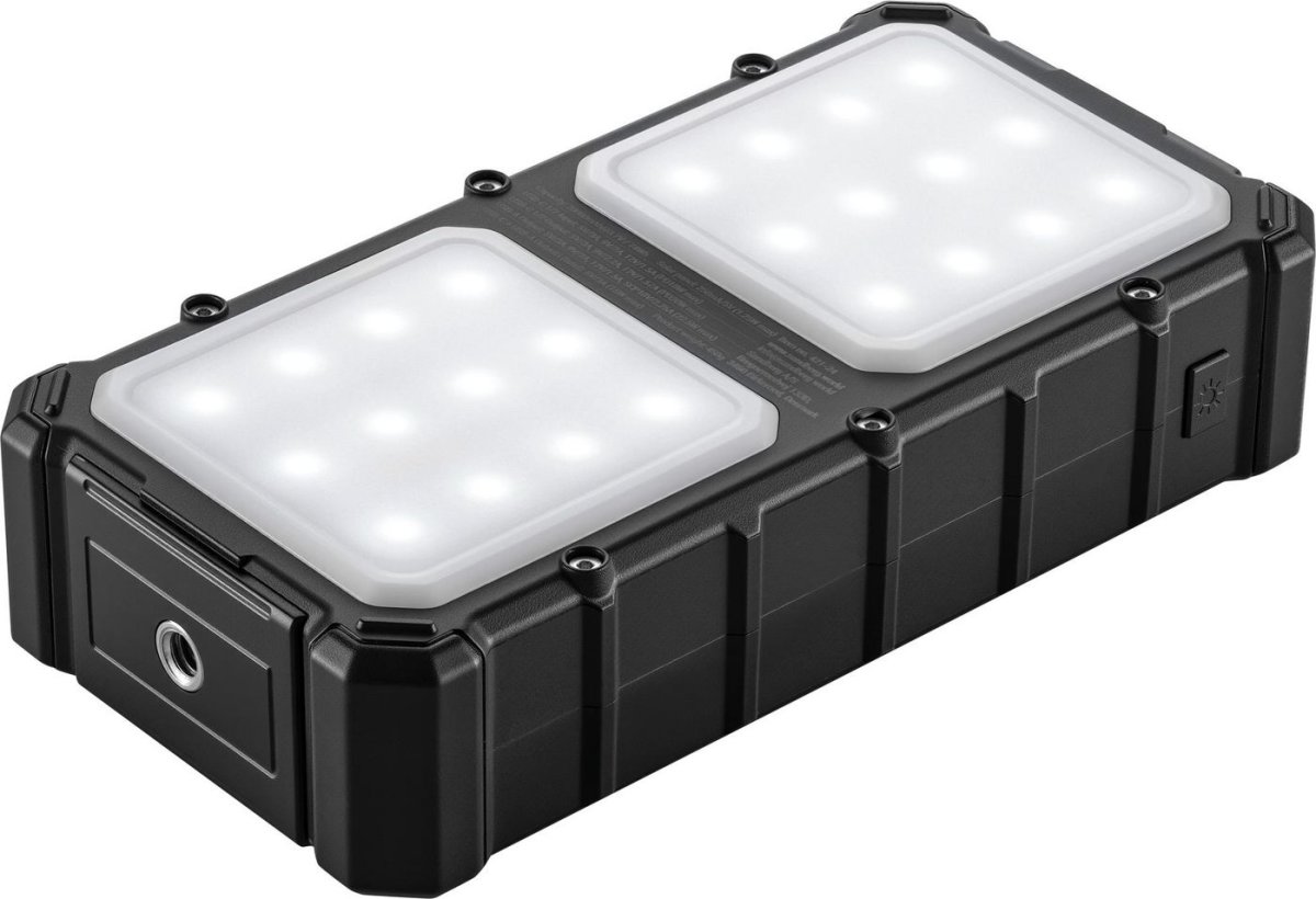 Sandberg Powerbank m. solcelle - CampLED 20000 mAh