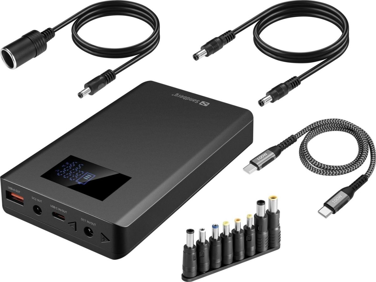 Sandberg Laptop Powerbank - 20000 mAh, PD100W