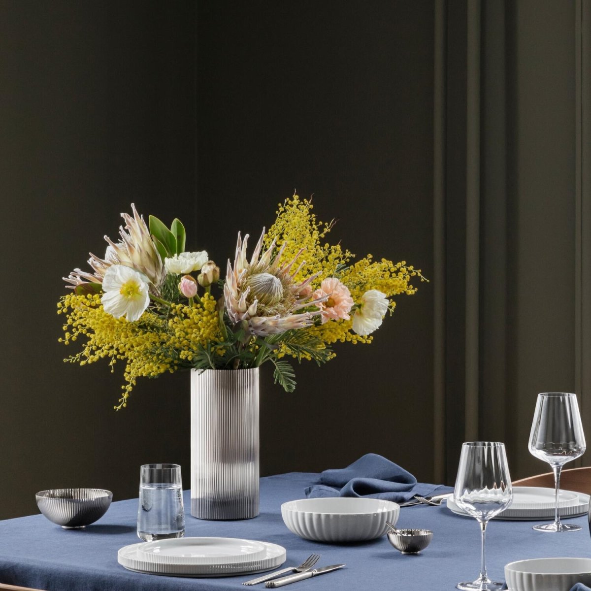 Georg Jensen Bernadotte Vase, medium, H19 cm