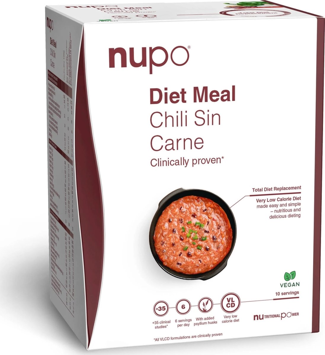 Nupo Diet Meal Chili Sin Carne, 340 g