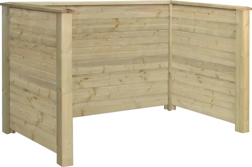 Plus Plank Renovationsskjuler, 2 spande, natur
