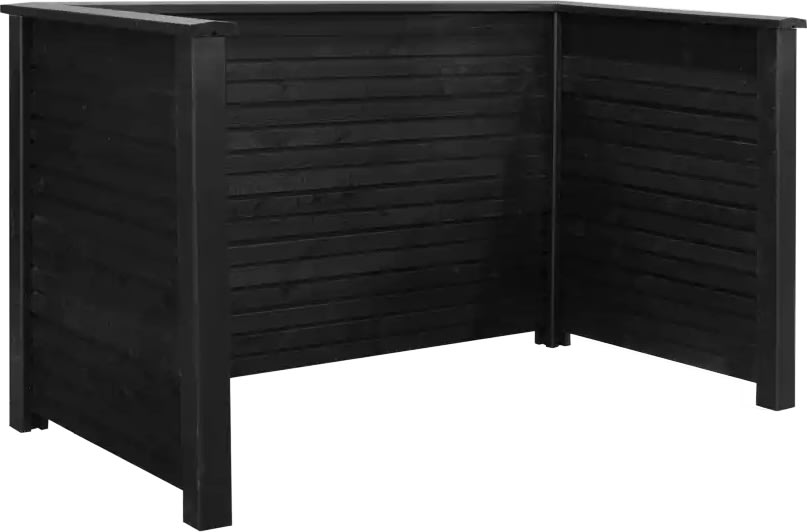 Plus Plank Renovationsskjuler, 2 spande, sort