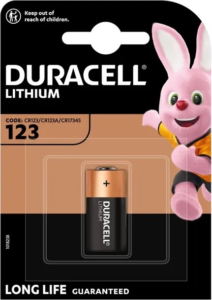 Duracell CR123 Batteri