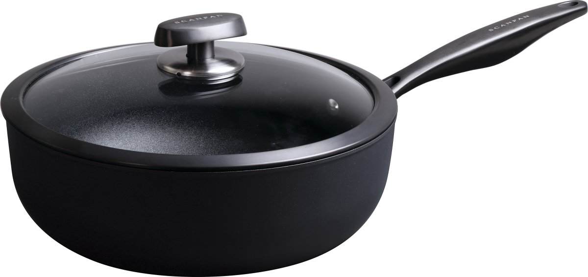 Scanpan Pro SB+ Dyb sauterpande med glaslåg, 26 cm
