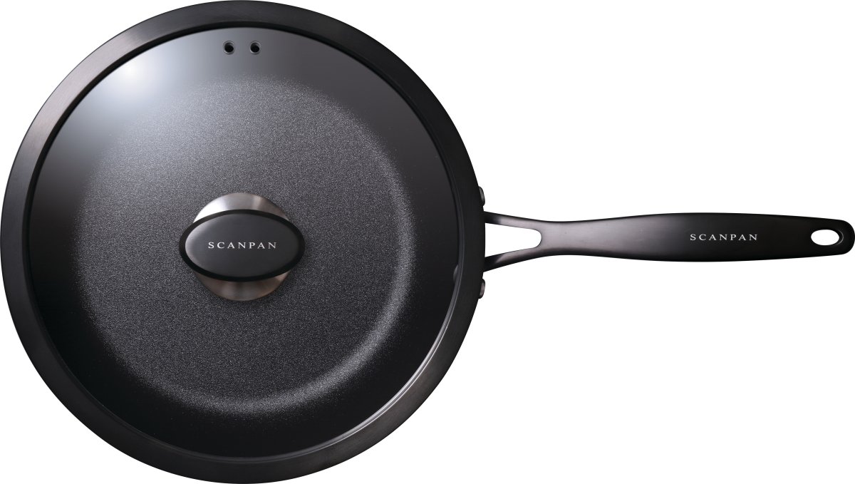 Scanpan Pro SB+ Dyb sauterpande med glaslåg, 26 cm