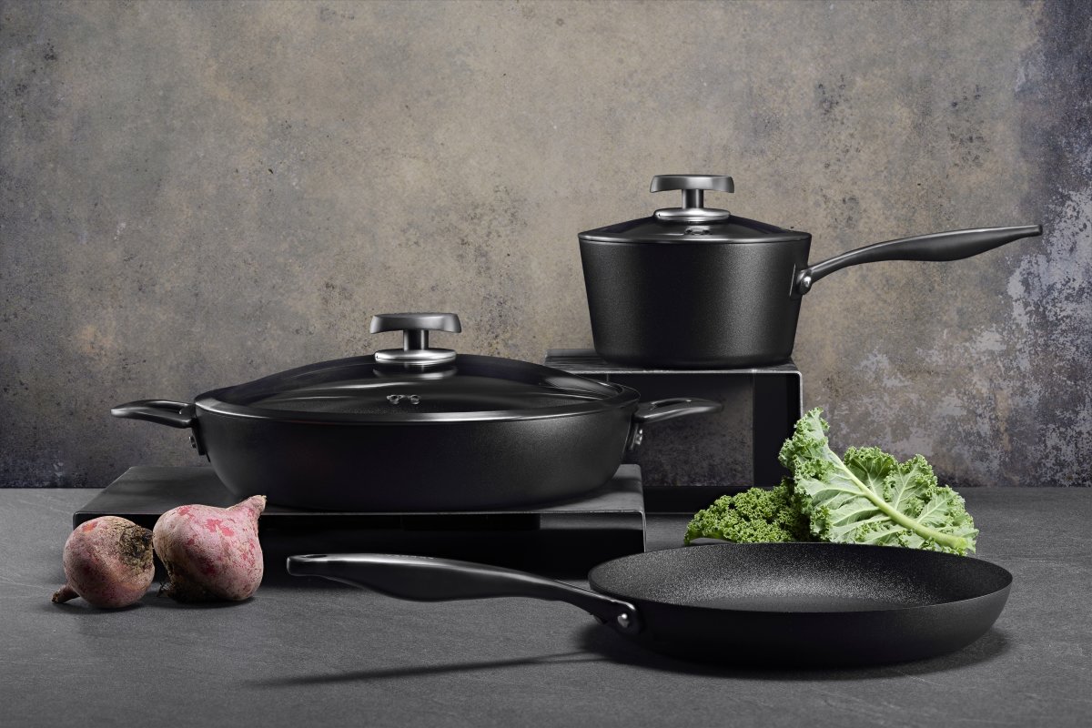 Scanpan Pro SB+ Kasserolle med glaslåg, 1,8L.