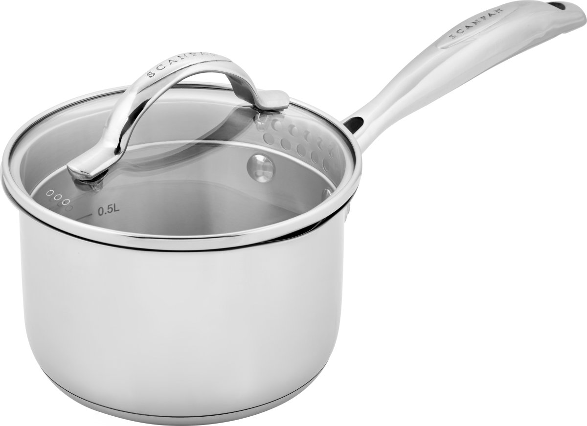 Scanpan STS Kasserolle med glaslåg, 1,2L.