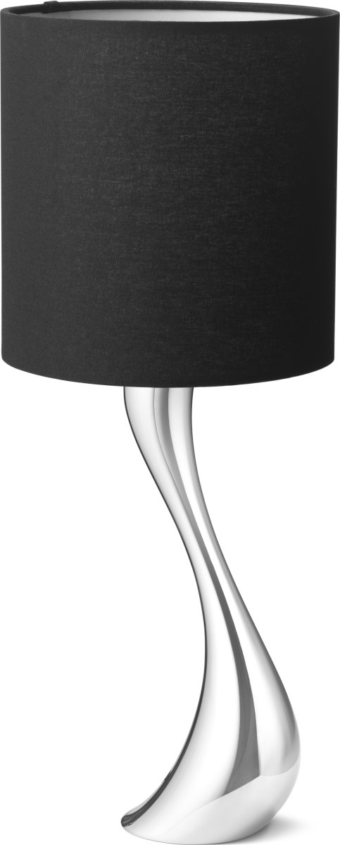Georg Jensen Cobra Mini Lampe H40,5, sølv/sort