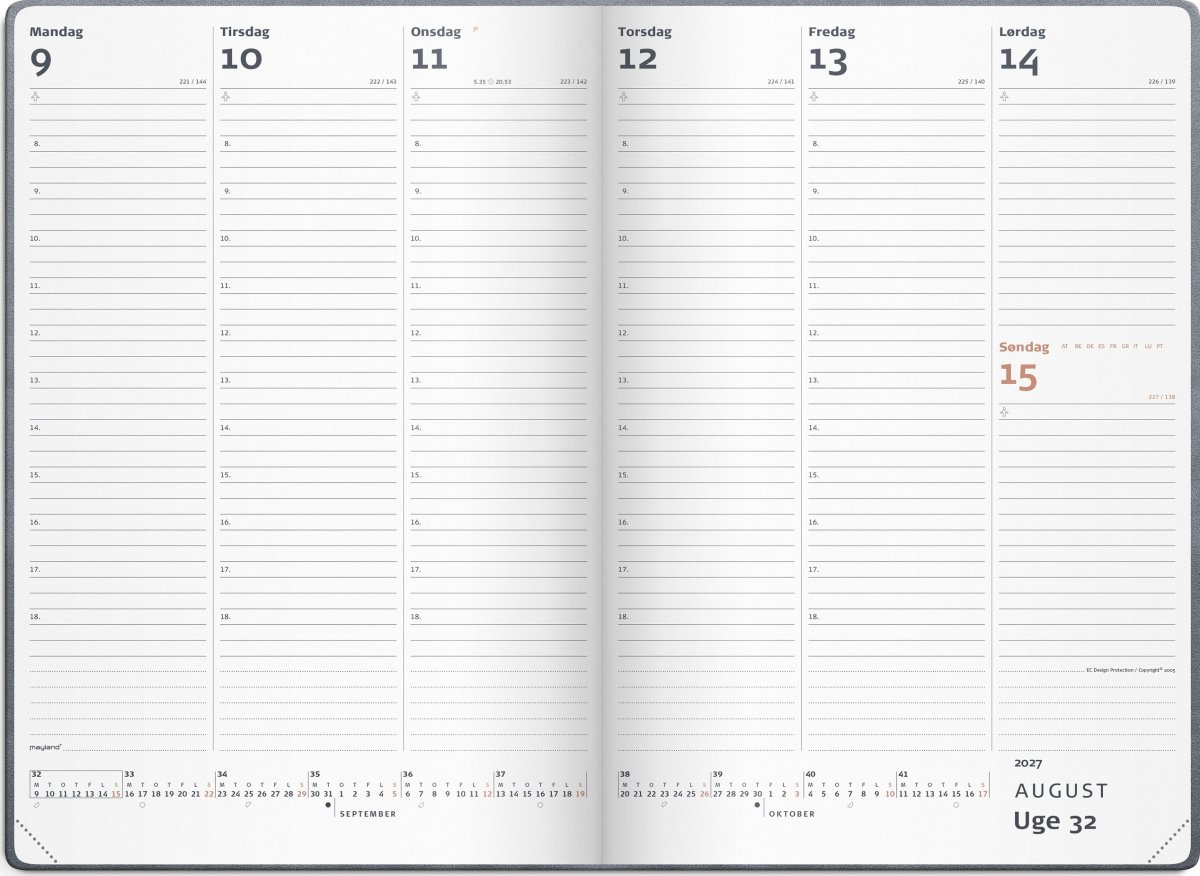 Mayland 2027 Kalender, City Diplomat, trend