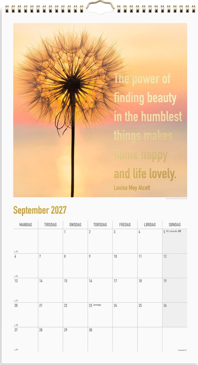 Mayland 2027 Kalender, Dream & Do