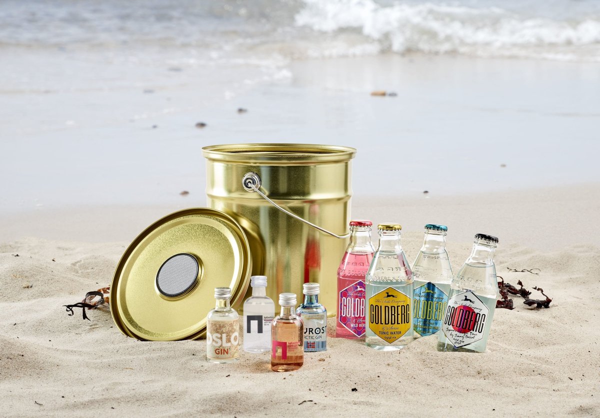 Ginpakke med højtaler