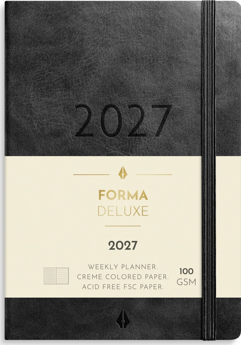 Mayland 2027 Kalender, Forma Deluxe A6, sort