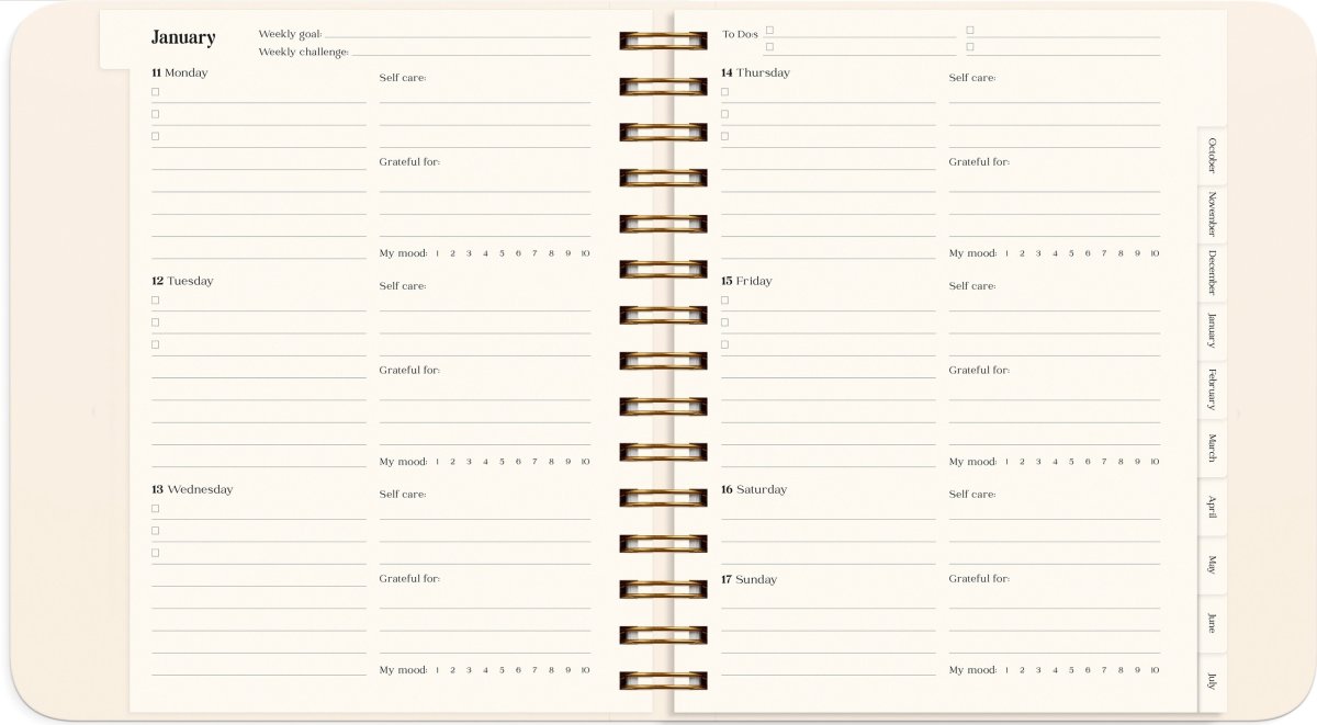 Mayland 2027 Kalender, Life Planner D. Flowers