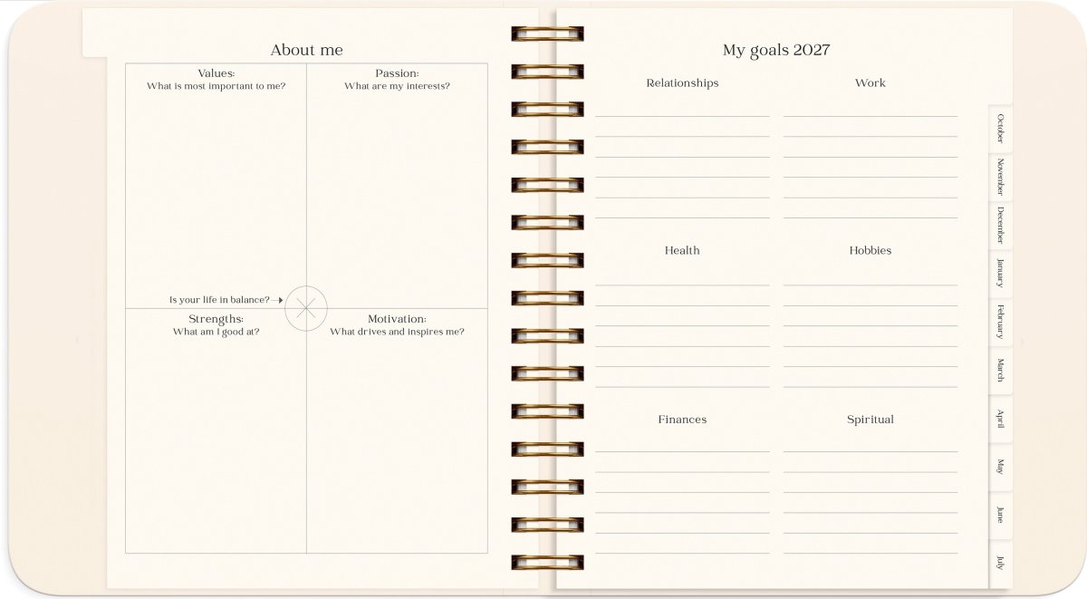 Mayland 2027 Kalender, Life Planner D. Flowers