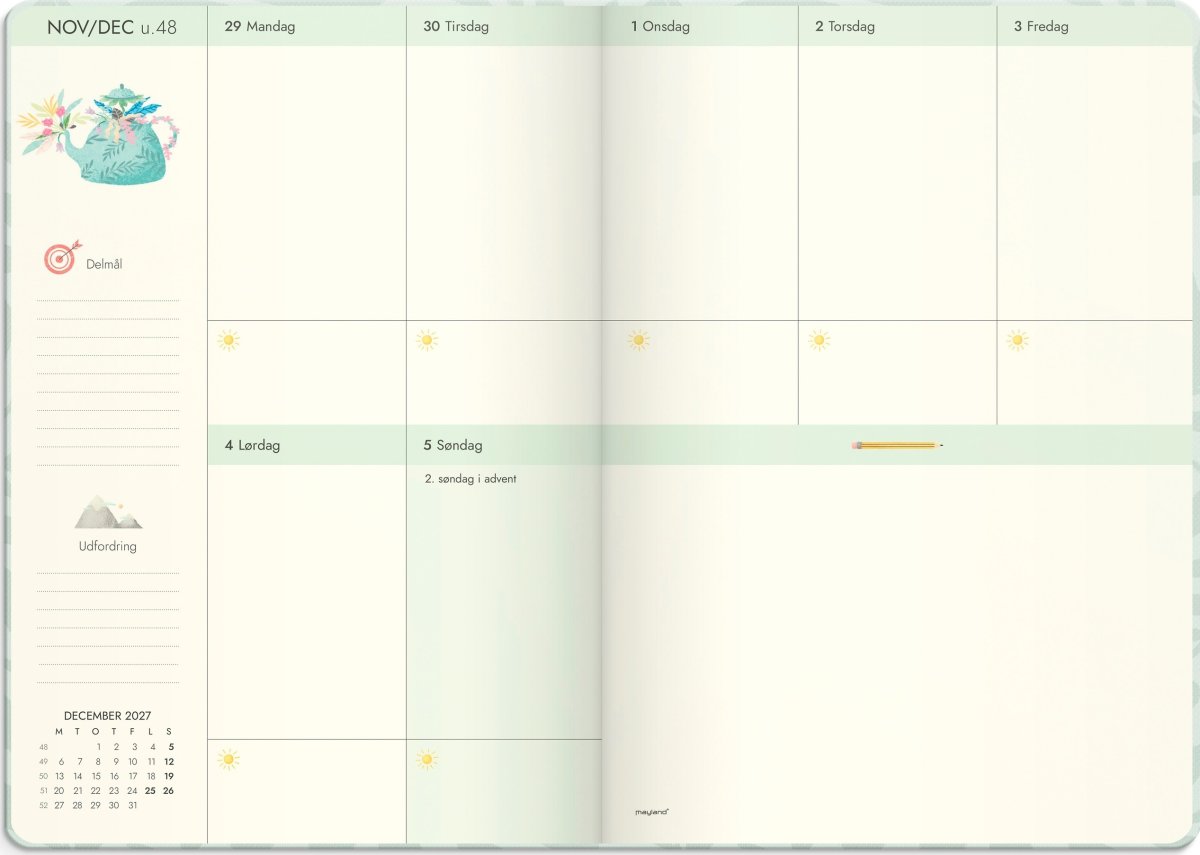 Mayland 2027 Kalender, Life Planner Dream & Do