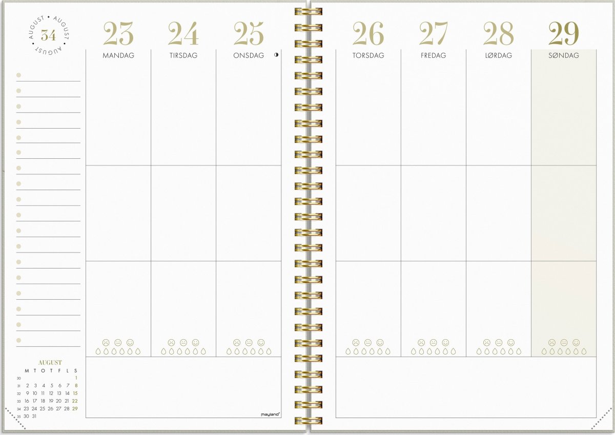 Mayland 2027 Kalender, Life Planner Essentials