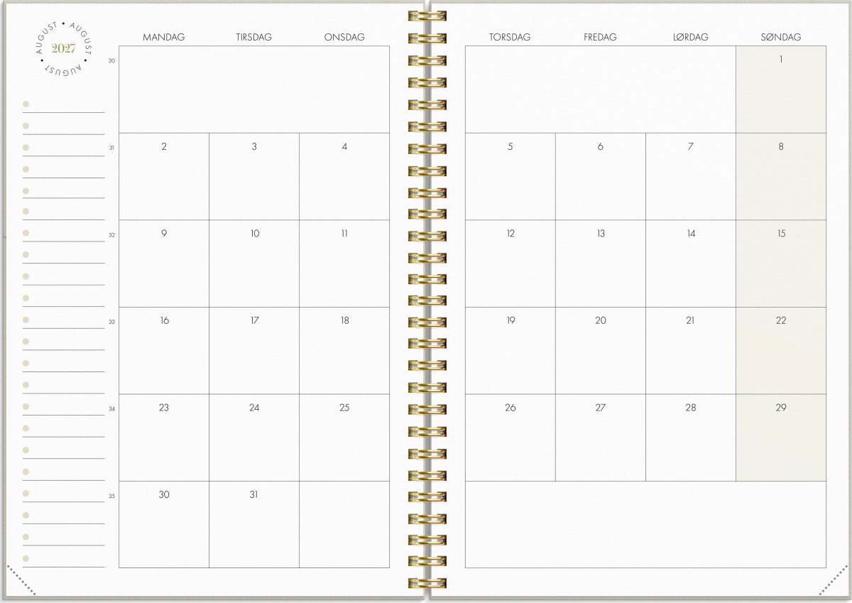 Mayland 2027 Kalender, Life Planner Essentials
