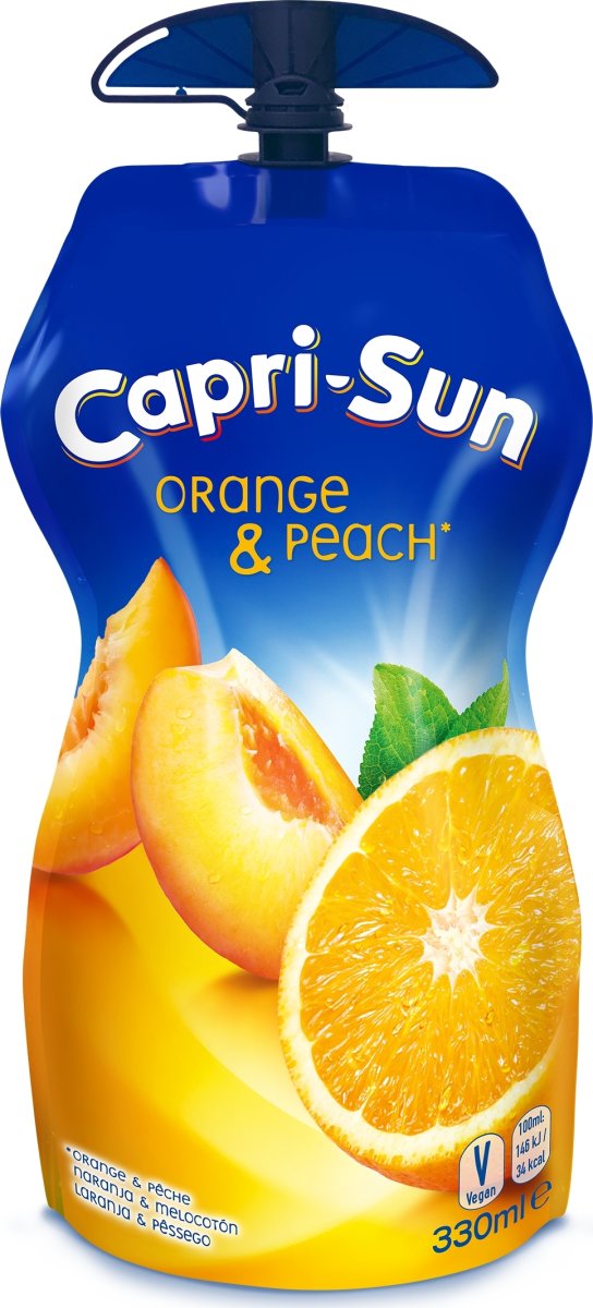 Capri-Sun Appelsin og Fersken, 330ml