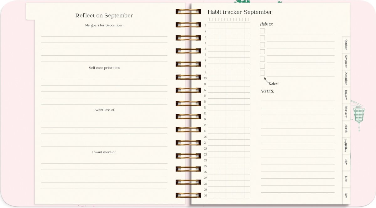 Mayland 2027 Kalender, Life Planner Japan Style