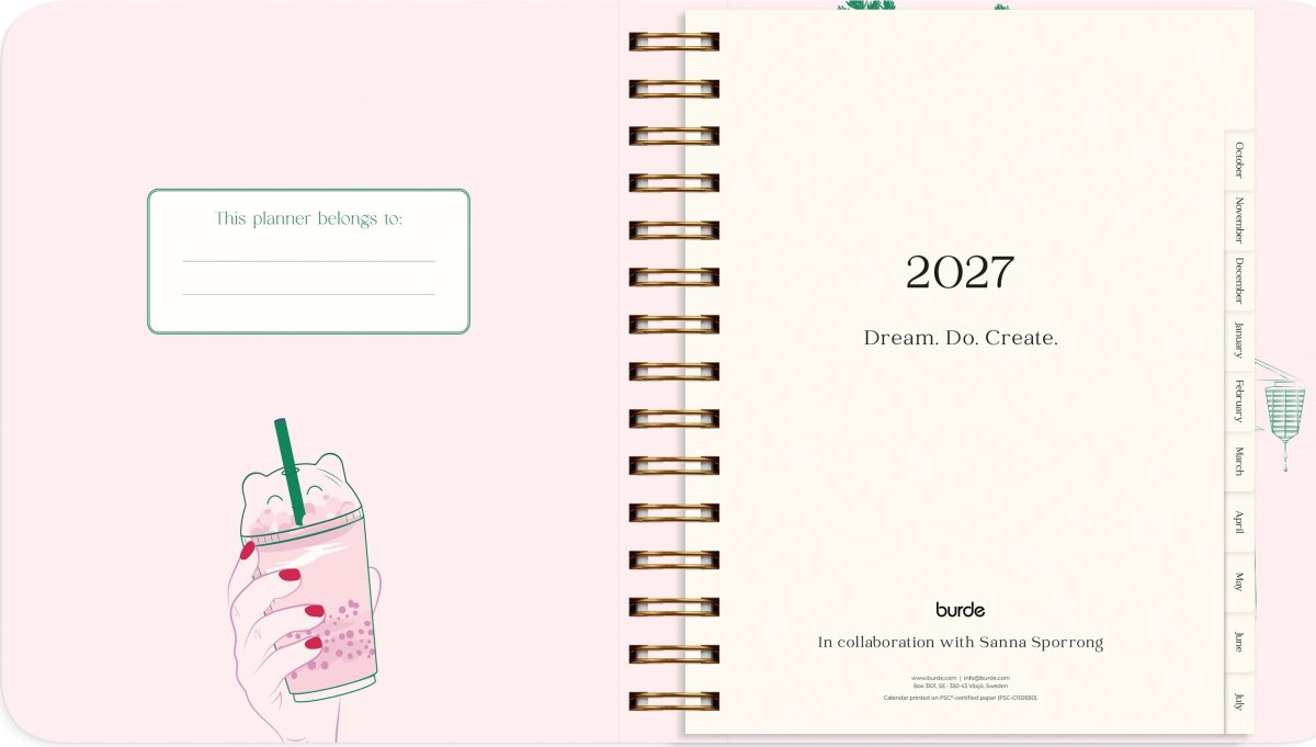Mayland 2027 Kalender, Life Planner Japan Style
