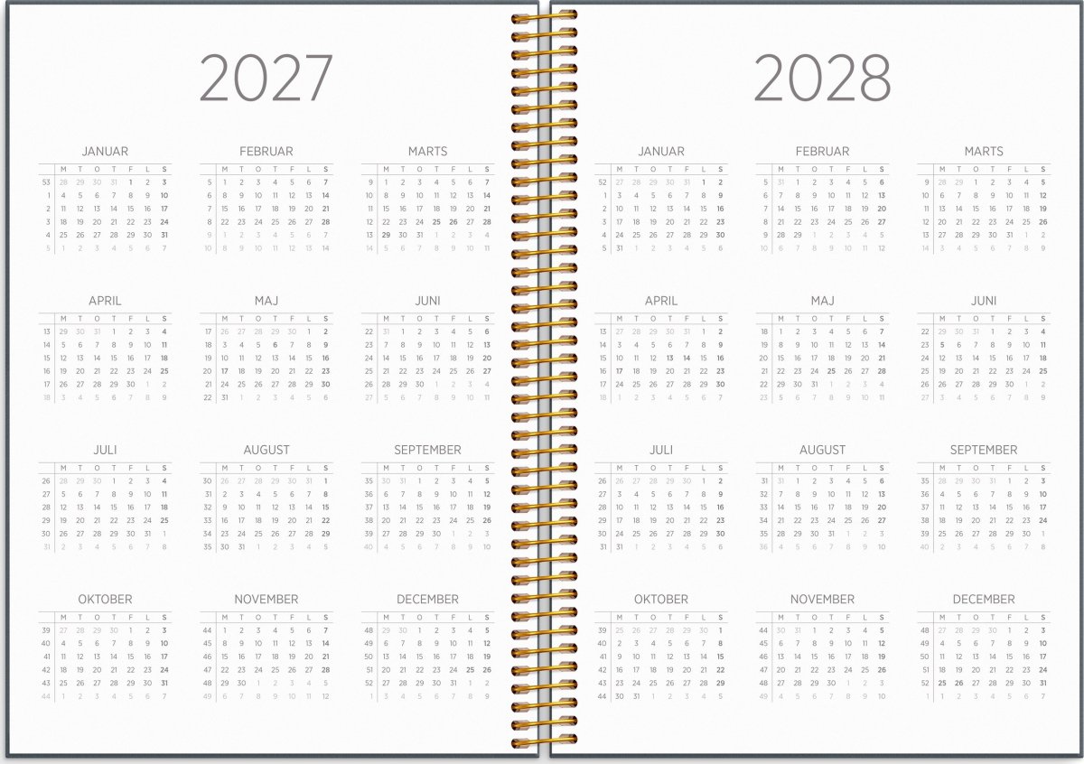 Mayland 2027 Kalender, Organizer & Notes
