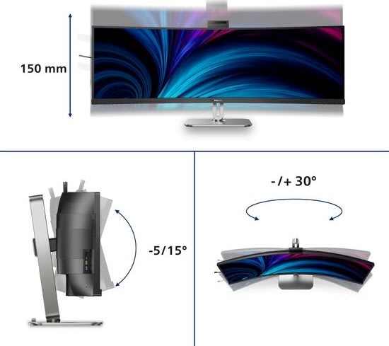 Philips 49B2U6900CH/00 48.8inch curve, skærm