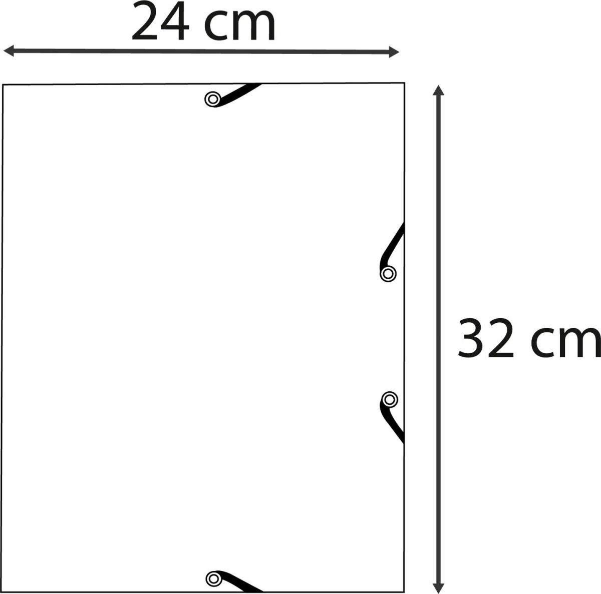 Exacompta Autentik Kartonmappe, blågrå