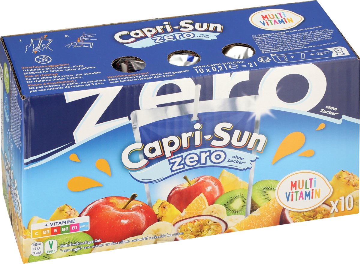 Capri-Sun Zero Multivitamin, 10 x 200 ml