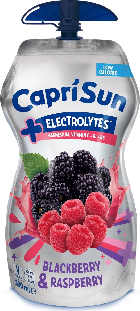 Capri-Sun Brombær/Hindbær Elektrolytter, 330 ml