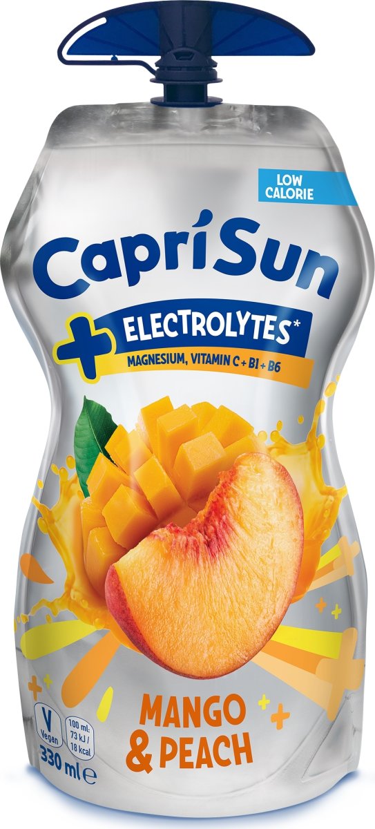 Capri-Sun Mango/Fersken Elektrolytter, 330 ml