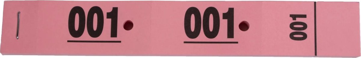 Exacompta Garderobemærker, 50 stk., pink