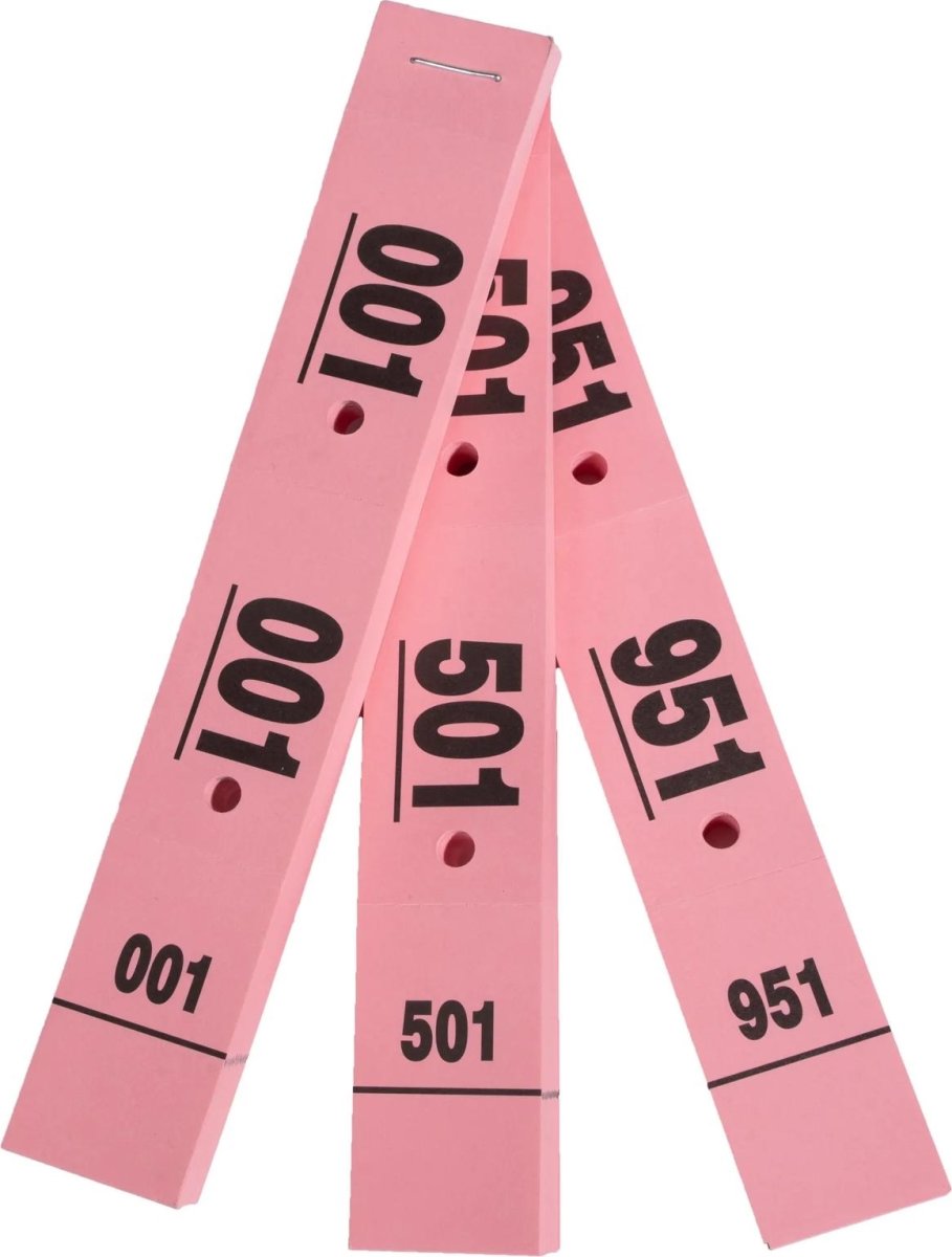 Exacompta Garderobemærker, 50 stk., pink