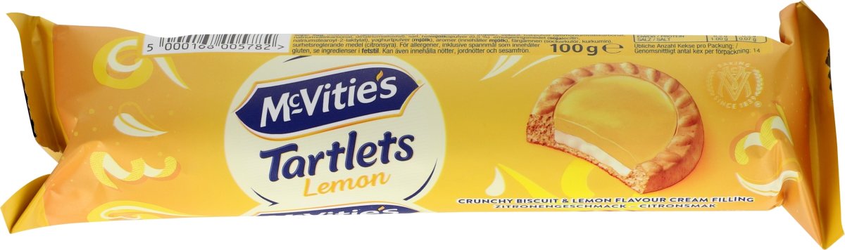 McVities Tartlets Lemon, 100 g
