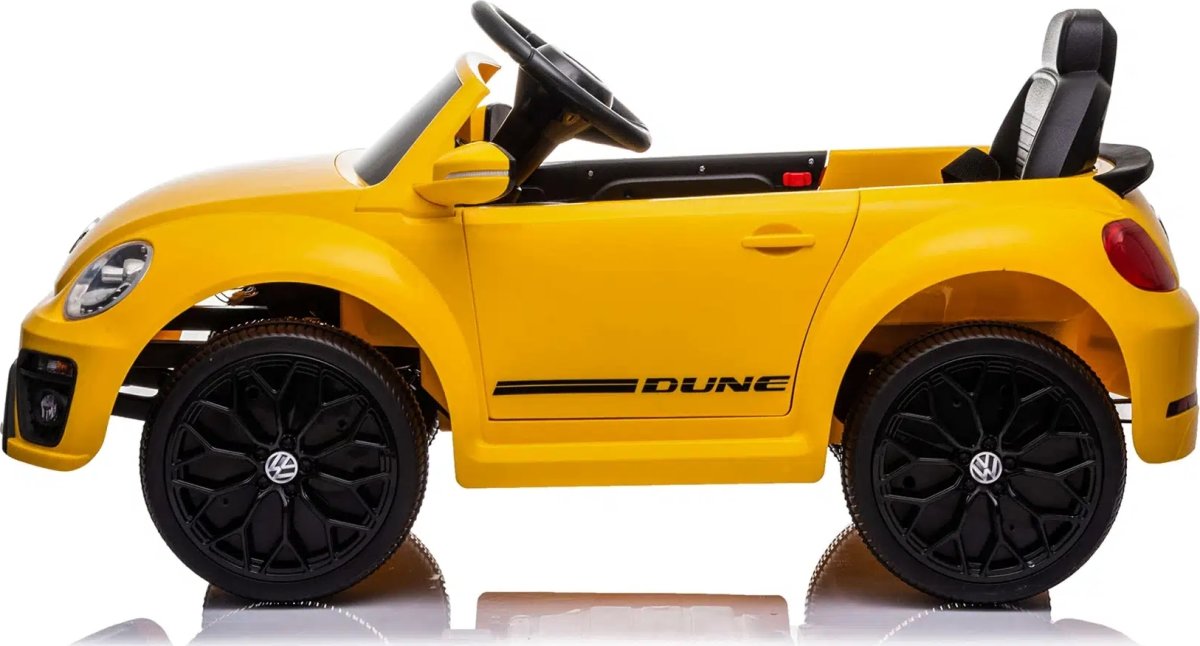 NORDIC PLAY Elbil VW Beetle Dune 2 x 10,8V, gul