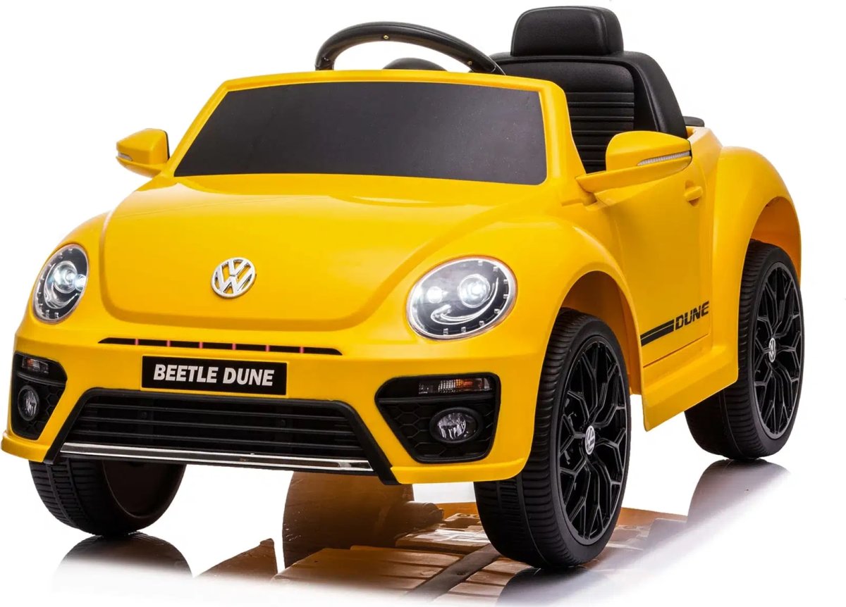 NORDIC PLAY Elbil VW Beetle Dune 2 x 10,8V, gul