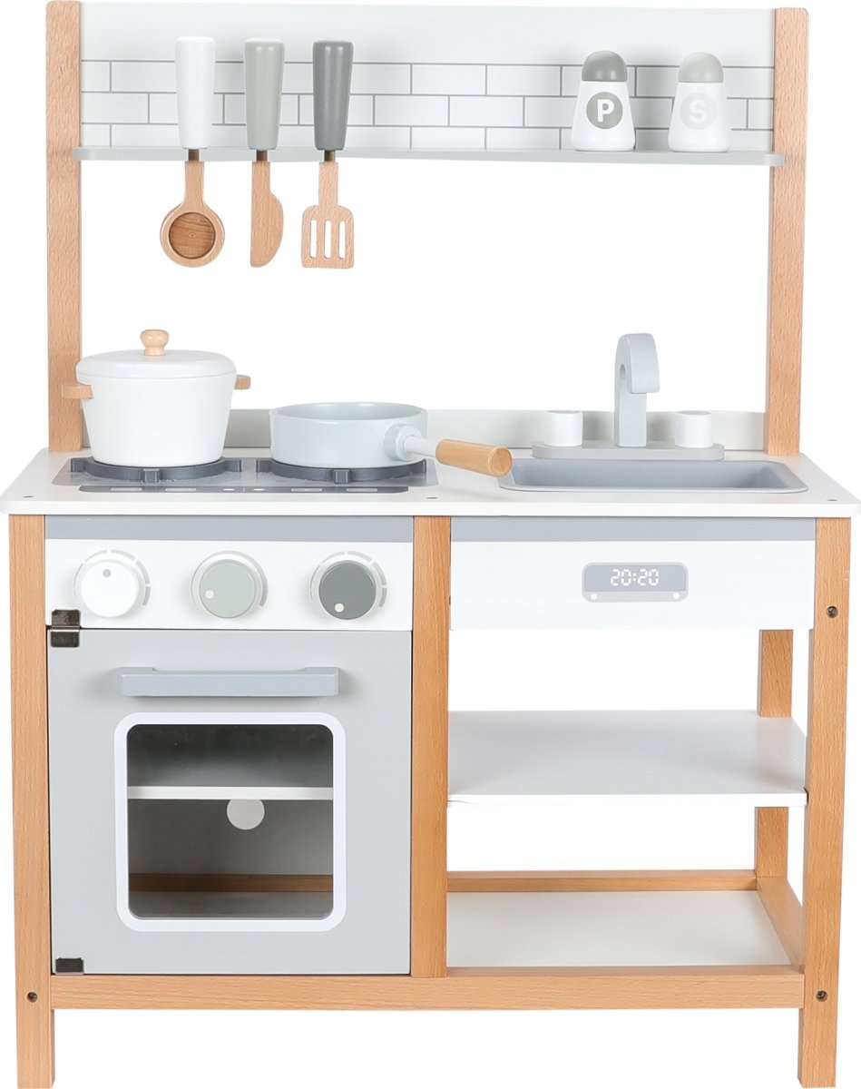 NORDIC PLAY Legekøkken med tilbehør 77x59,5x32 cm