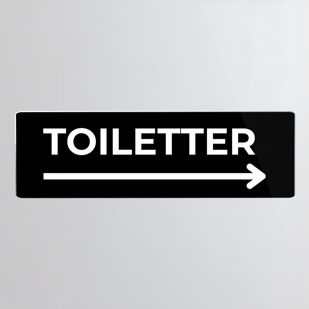 Skilt | Rektangel | 21 x 6,5 cm