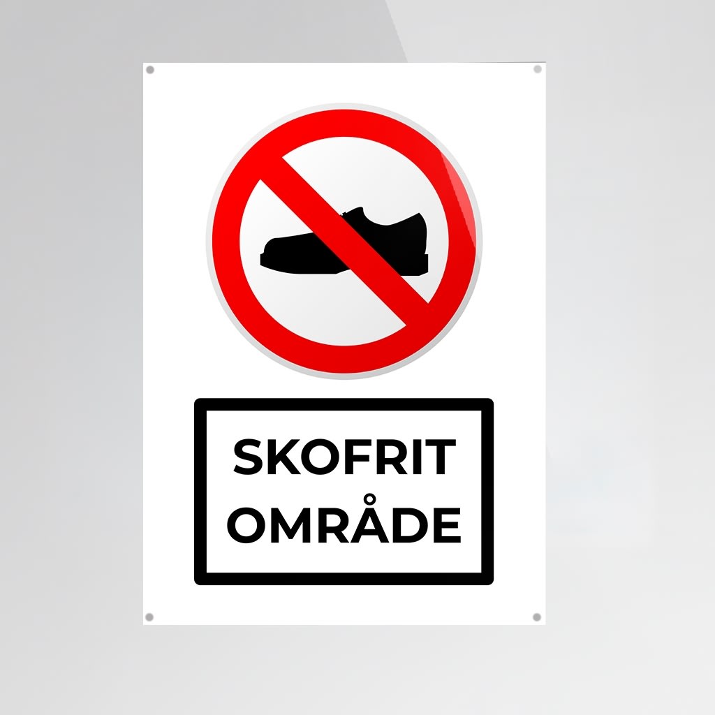 Skilt | Rektangel | 25,5 x 20,3 cm