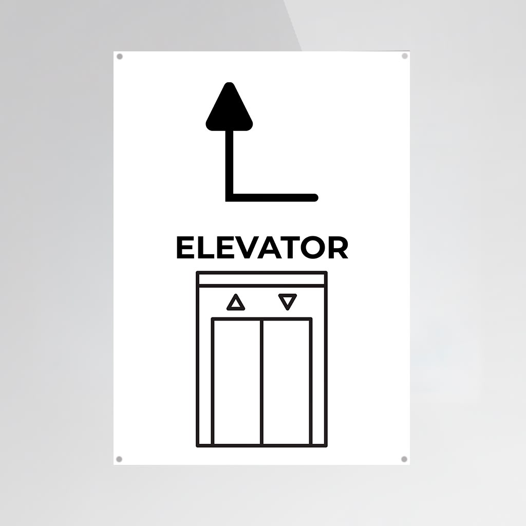 Skilt | Rektangel | 25,5 x 20,3 cm